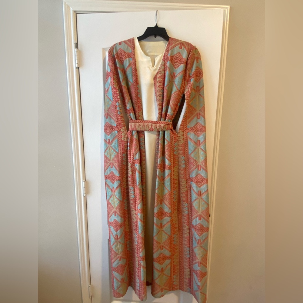 SOLD SOLD SOLD SOLD Brand new !!! Tatreez thobe cape style dress Palestinian !